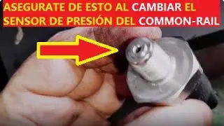 Al CAMBIAR el sensor de PRESIÓN del RIEL (COMMON-RAIL)averiado, tener CUIDADO con esto...FALLO P0190