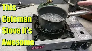 Coleman Portable Butane Stove with Carrying Case Owner review , unboxing and first impression