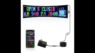 HOIOS Scrolling LED Sign Store Window Advertising के लिए Perfect Solution #automobile #business