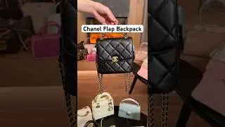 Chanel Flap Backpack #chanel #chanelbag #bag #backpack #handbags #luxury #luxurybag