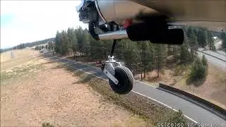 Will the Landing Gear Fail? Close-Up Landing Footage Revealed!