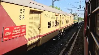 Tamil Nadu Sampark Kranti overtaking Dadar Gorakhpur Special at Ganj Basoda !!