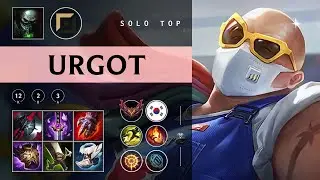 Urgot Top vs Dr. Mundo - KR Grandmaster Patch 25.22