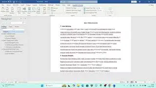 MS Word   Daftar Isi