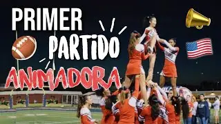 🇺🇸 Mi DESASTROSO PRIMER PARTIDO de FÚTBOL AMERICANO como ANIMADORA 🏈