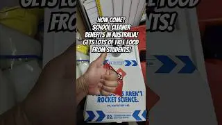School cleaner benefits in Australia! #shorts #short #fypシ゚ #fyp #food #pizza #funny #mukbang #yummy