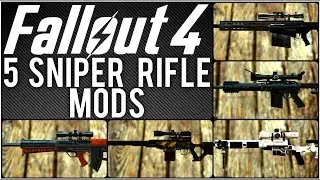 Fallout 4: ▶️5 Sniper Rifle Mods ◀️ #1 | Killerkev
