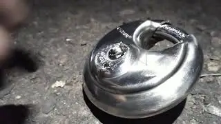Broke key in U-Haul lock how to fix disc lock with a broken key stuck in it