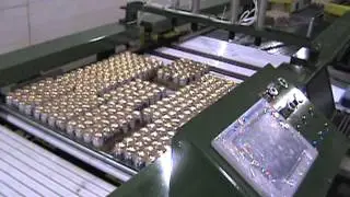 Rebuilt PAI 6300 High Speed Can Palletizer Running 24 Packs