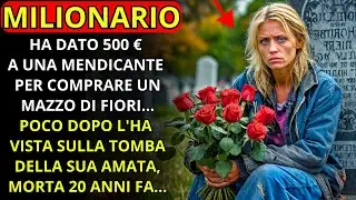 UN MILIONARIO HA DATO 500 € A UNA DONNA INDIGENTE PER COMPRARE UN BOUQUET DI FIORI...