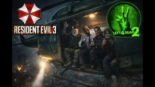EL FINAL DEL MAPA DE RESIDENT EVIL 3?? EN MODO EXPERTO Y CON MODS (LEFT 4 DEAD 2) #2