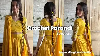 Aesthetic Marigold Crochet Parandi Tutorial 🌼 | Easy & Beginner Friendly