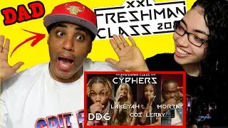 MY DAD REACTS TO DDG, Lakeyah, Morray and Coi Leray's 2021 XXL Freshman Cypher REACTION