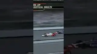 The IMS radio call from ONE OF THE BEST INDY 500 (2006) FINISHES IN HISTORY #shorts #racing #500
