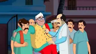 एक चिपकली और पूरे गाँव की जीत | Comedy Hindi Story | New Hindi Kahani | Hindi Moral Animation