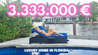 Fit Barbie is spending her day in a Florida Waterfront Luxury Villa 🏡