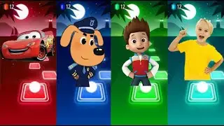 Tiles Hop  PAW PATROL 🆚 SHEFF LABRADOR 🆚 MCQUEEN 🆚 VLAD AND NIKKI EDM RUSH