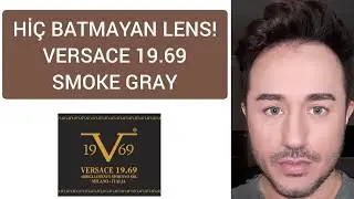 Versace 19.69 lens - SMOKE GRAY - Hi&ccedil; batmayan kurumayan lenslerden!  #versace19.69lens #renklilens
