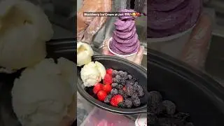 Delhi&rsquo;s Fresh Fruit Ice-Cream😳🍇 at just ₹99/- #shorts #icecream #indianstreetfood
