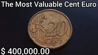 THE MOST VALUABLE CENT EURO $ 400,000.00 Do You Have One Don't Spend This Error Coin Worth Money 
