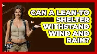 Can a Lean-To Shelter Withstand Wind and Rain?