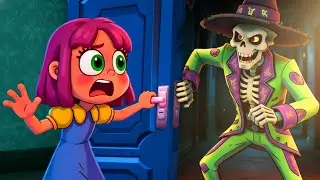 Knock Knock! Who Is There? 👀🥚 | Zombie Dance Song for Kids | Comy Zomy