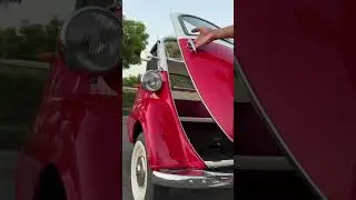BMW ASMR 1957 ISETTA #bmw #isetta #vintage #microcar #tiny #dubailife #usa #carsandcoffee #carlife