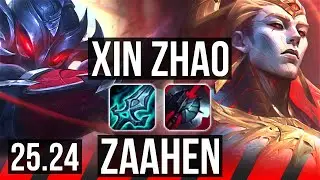 XIN ZHAO vs ZAAHEN (TOP) | KR Master | 25.24
