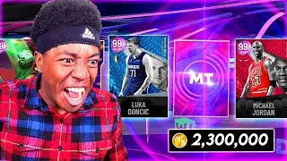 I SPENT 2.3 MILLION VC TRYING TO PULL INVINCIBLE MICHAEL JORDAN AND LUKA.....NBA 2k22 PACK OPENING