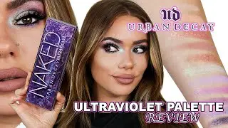 Urban Decay Ultraviolet Naked Palette REVIEW - Instagram followers pick my look!