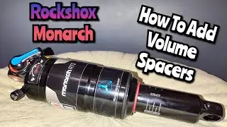 How To add bottomless tokens // Rockshox Monarch // Volume Reducer Spacers #shorts
