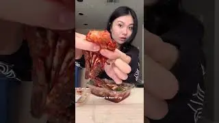 Обзор сырых маринованных крабов из hmart!!! #hmart #корейский #краб