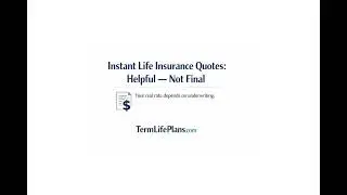 Instant Term Life Insurance Quotes: What to Know Before You Apply