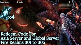 Redeem code Asia & Global | Fire 301 to 305 | Devil May Cry Peak of Combat DMC POC | The KiLLeR.