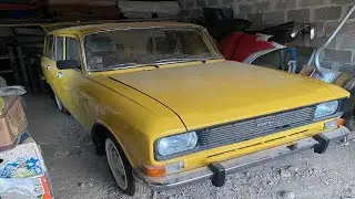 Started Moskvich 2137 after 2 years in garage