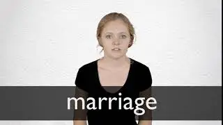 How to pronounce MARRIAGE in British English