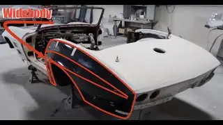 1963 Corvette build progress! Widebody Parts!