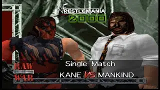 WWF Wrestlemania 2000 | Kane vs Mankind | Exhibition | RetroArch