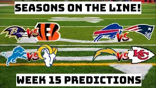 Week 15 Predictions (100% Accurate) - No Huddle Episode 29