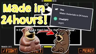 Making an Undertale game in 24 hours with ChatGPT AI