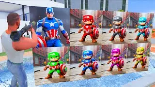Franklin Open All Baby Captain America Kid Mystery Container in Indian bike driving 3d