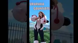 Uraraka Cosplay | 3D Printing Gauntlets #cosplay #myheroacademia #bokunoheroacademia #mha #uraraka