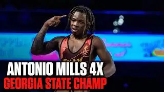 Antonio Mills Full Run To Win 4th Georgia State Wrestling Title
