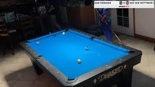 546 VeeMan vs 503 Joe Wittwer 10 ball to 7 four hundo ITM