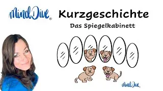 Inspirierende Kurzgeschichte: Das Spiegelkabinett - Deine Haltung zählt | Claudia Sehr | MindDive®