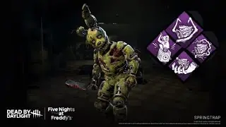 SPRINGTRAP DAMAGES GENS! 🤯*Hex:Ruin saves me* Dead by Daylight Gameplay NO COMMENTARY