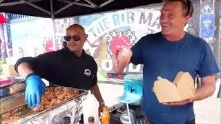 LONDON STREET FOOD, THE RIB MAN, AMAZING SPARE RIBS, BRICK LANE MARKET, STREET FOOD