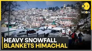 India Snowfall: Roads Blocked, Power Cut in Hill Station | WION NEWS