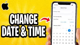 Как изменить дату и время на iPhone