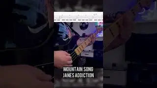 Mountain Song - Janes Addiction #bass #tabs #lesson #guitar #90s #fender #music #fyp #fy #grunge #x